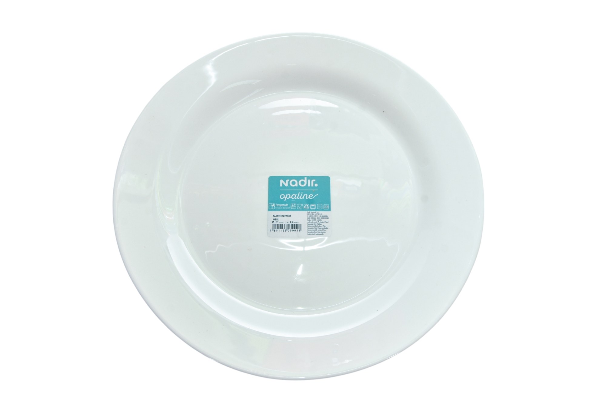 PLATO OPALINE PLAYO 31CM 0018 CX12 5643 0018 4
